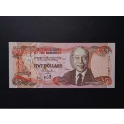 Bahama-szigetek 5 Dollars 2001 UNC