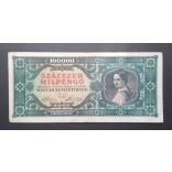 Hungary 100000 Milpengő 1946 VF-