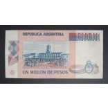 Argentina 1 Million Pesos 1981 VF