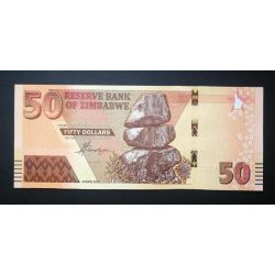 Zimbabwe 50 Dollars 2020/21 UNC 