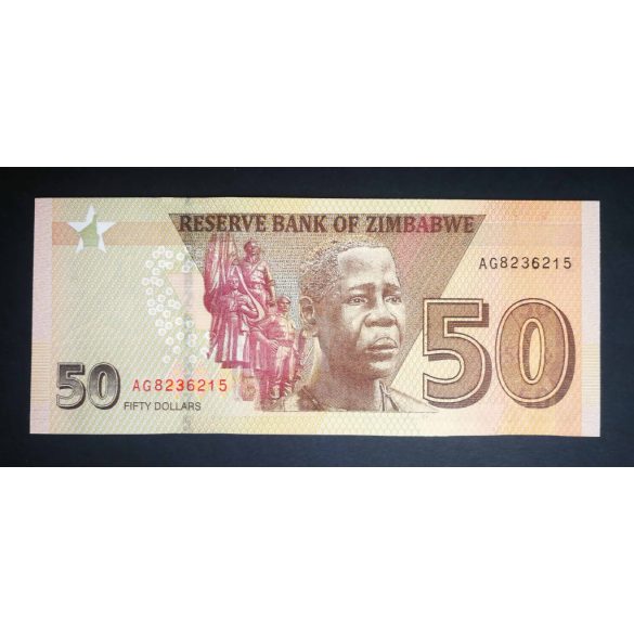 Zimbabwe 50 Dollars 2020/21 UNC 