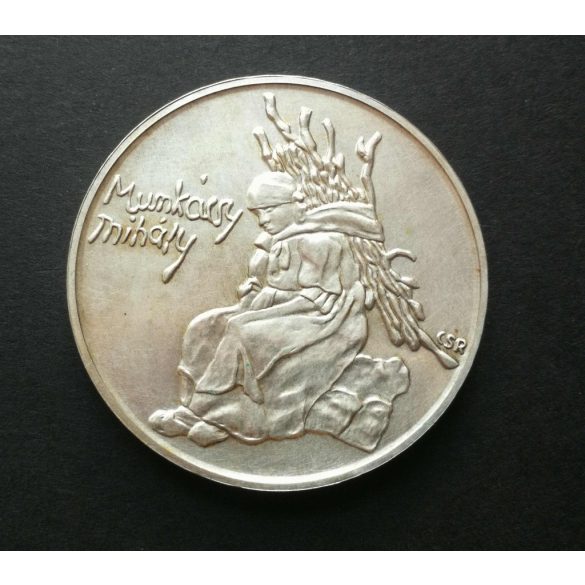 Hungary 200 Forints 1976 AUNC in memory of Mihály Munkácsy silver 28.2 g