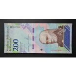 Venezuela 200 Bolivares 2018 Unc