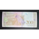 Venezuela 200 Bolivares 2018 Unc