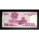 North Korea 1000 Won 2008-2009 UNC