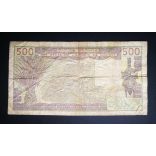 Nyugat-Afrikai Államok Szenegál 500 Francs 1990 VG+