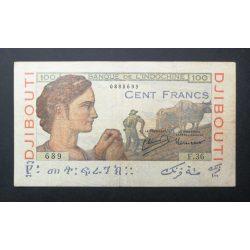 French Somaliland Djibouti 100 Francs 1946 VF-