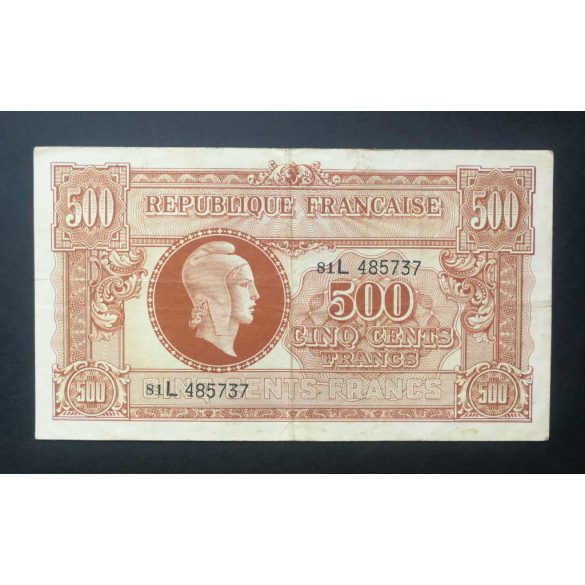 France 500 Francs 1944 F+