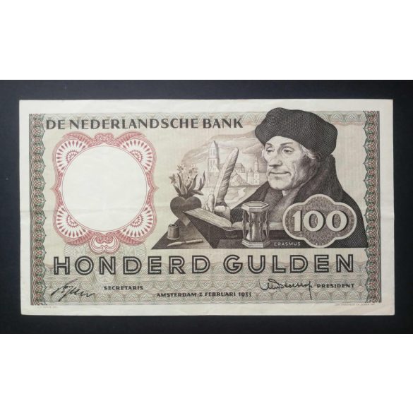 Netherlands 100 Gulden 1953 VF