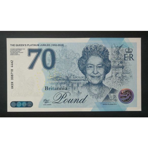 Anglia 70 Pounds 2022 Unc GB-QE-2022-70.2