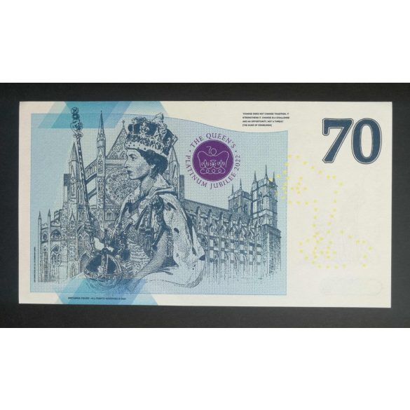 Anglia 70 Pounds 2022 Unc GB-QE-2022-70.2