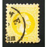 Austria used in Hungary 1867 2 kr. (Fiu)me