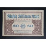 Germany 50 Million Mark Osnabrück 1923 VF 