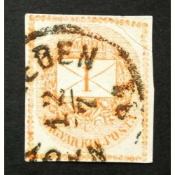 Hungary 1874 newspaper stamp Nagy-(Sz)eben used