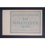 Germany München 10 Million Mark 1923 Aunc