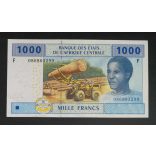 Közép-Afrikai Államok Egyenlítői Guinea 1000 Francs 2002-2006 XF