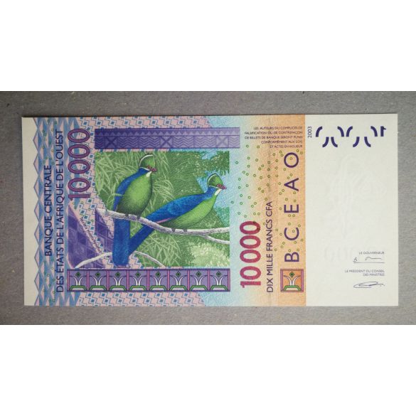 Nyugat-afrikai Államok Szenegál 10000 Francs 2006 Unc