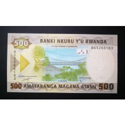 Rwanda 500 Francs 2019 UNC