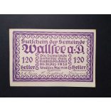 Austria 120 Heller 1920 Unc Wallsee 