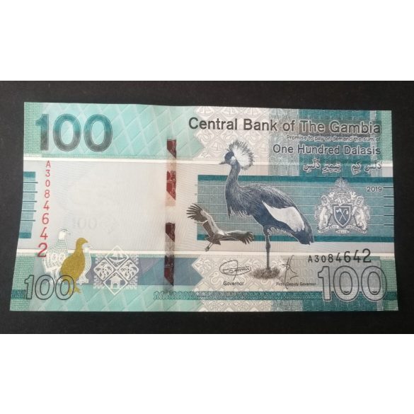 Gambia 100 Dalasis 2019 UNC