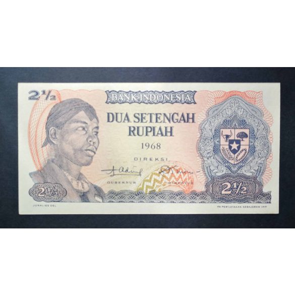 Indonesia 2,5 Rupiah 1968 Unc