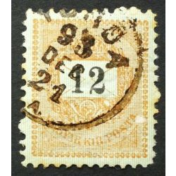   Hungary 1889 Letter, black cipher 12 kr. perf. 11 1/2 Torda used