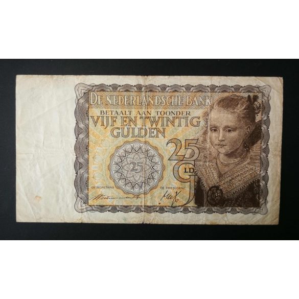 Netherlands 25 Gulden 1940 F
