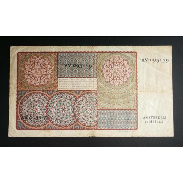 Hollandia 25 Gulden 1940 F