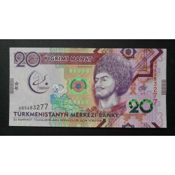 Türkmenisztán 20 Manat 2017 UNC