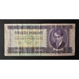 Hungary 500 Forint 1980 F