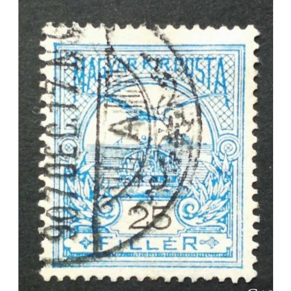 Hungary 1906 TURUL 25 f perf. 15 used