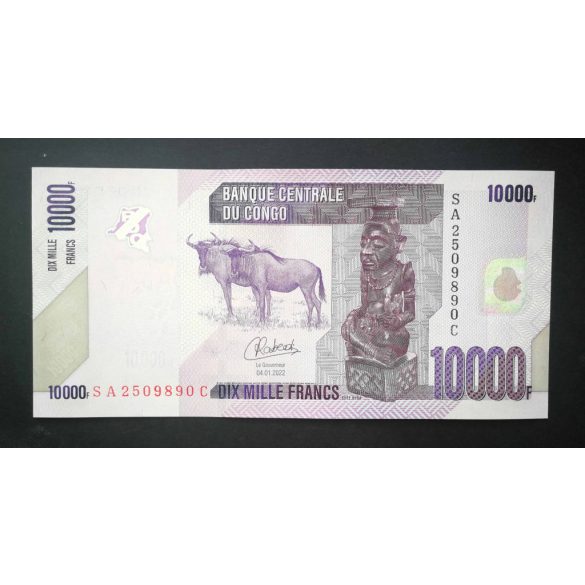 Congo 10000 Francs 2022 UNC