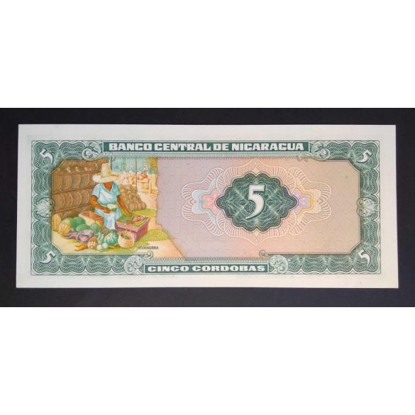 Nicaragua 5 Cordobas 1972 Unc