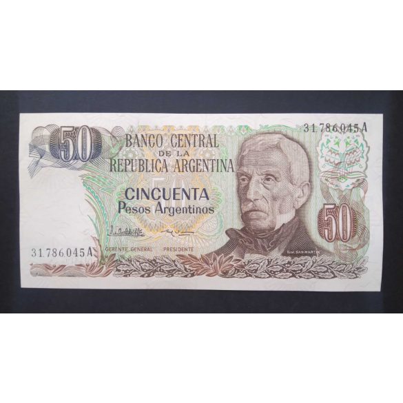 Argentína 50 Pesos 1983 UNC 