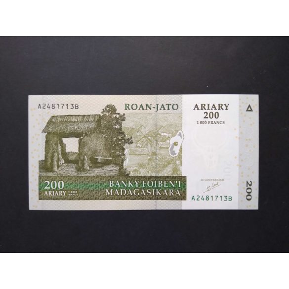 Madagaszkár 200 Ariary /1000 Francs 2004 UNC