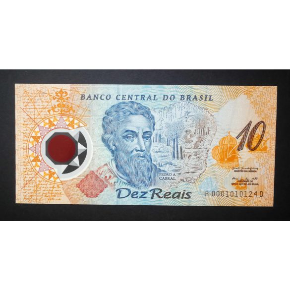 Brazil 10 Reais 2000 commemorative Unc