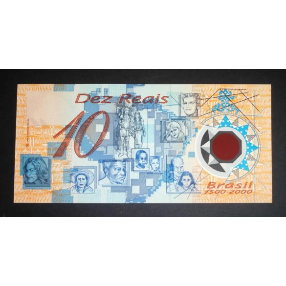 Brazil 10 Reais 2000 commemorative Unc
