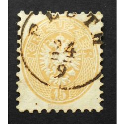 Magyarország 1863/64 Könyvnyomat 15 Kr. PESTH H