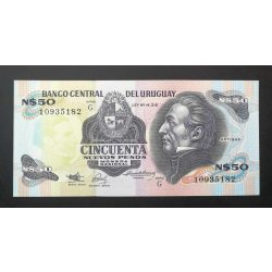 Uruguay 50 Nuevos Pesos 1988 UNC 