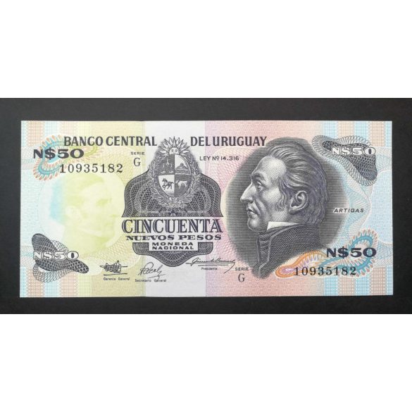 Uruguay 50 Nuevos Pesos 1988 UNC 