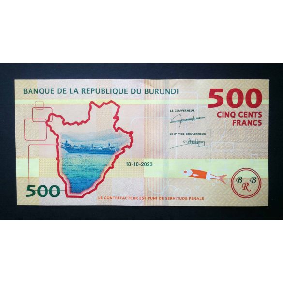 Burundi 500 Francs 2023 Unc