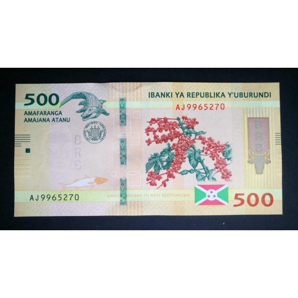 Burundi 500 Francs 2023 Unc