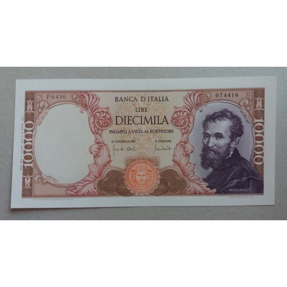 Italy 10000 Lire 1970 XF+