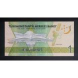 Turkmenistan 1 Manat 2017 UNC
