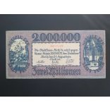 Germany 2 Million Mark Fürth 1923 F