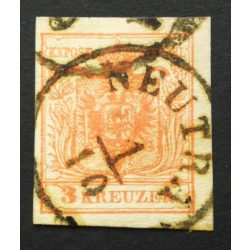 Magyarország 1850 Könyvnyomat 3 kr. Neutra