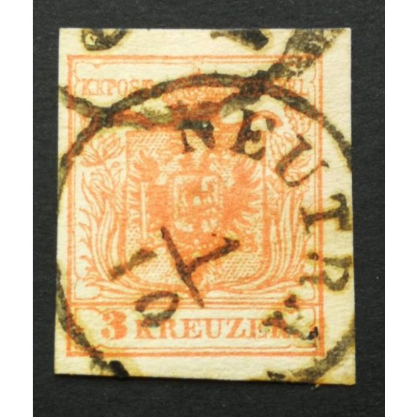 Magyarország 1850 Könyvnyomat 3 kr. Neutra