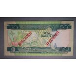 Solomon Islands 50 Dollars 1986 UNC - specimen