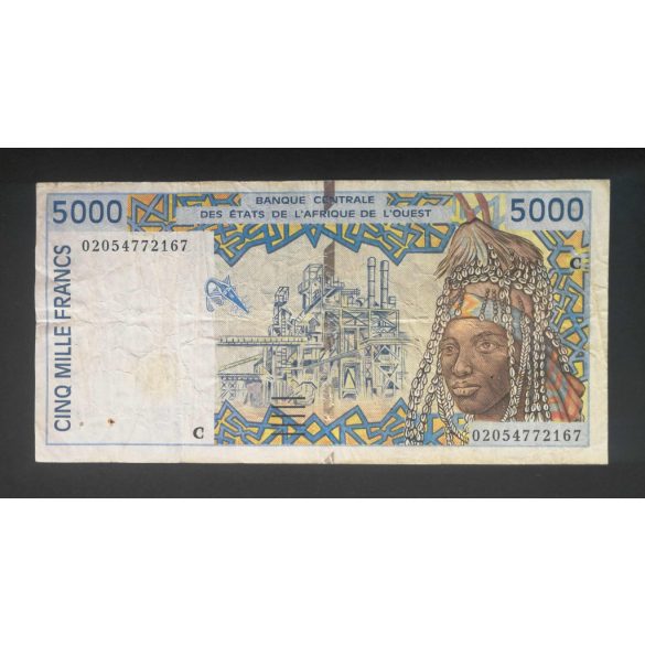 Nyugat-Afrikai Államok Burkina Faso 5000 Francs 2002 F