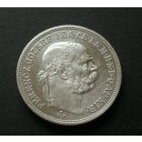 Magyarország Ferenc József 5 Korona KB 1907 24 g ezüst
